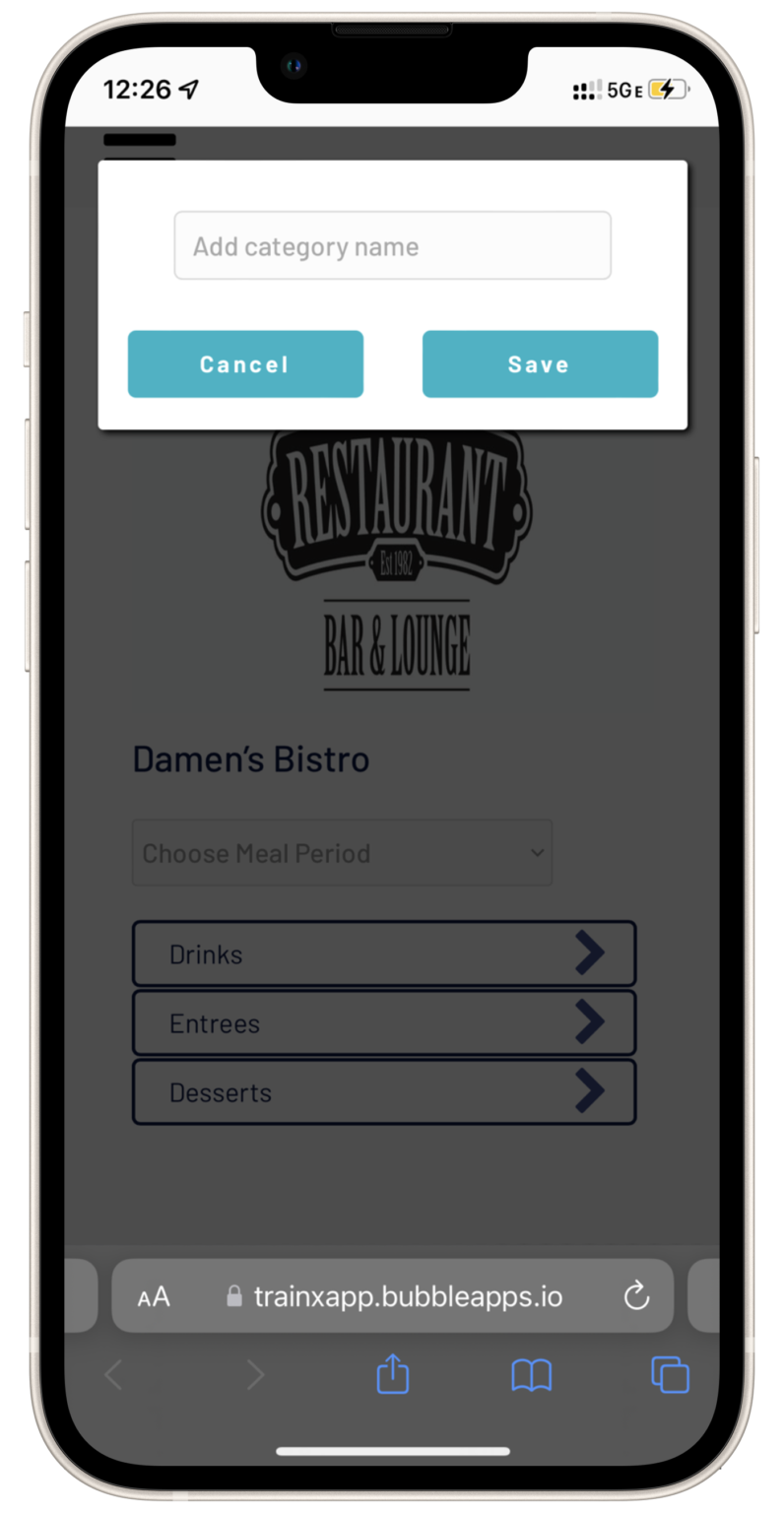 Customize QR Code Menu quickly and easily